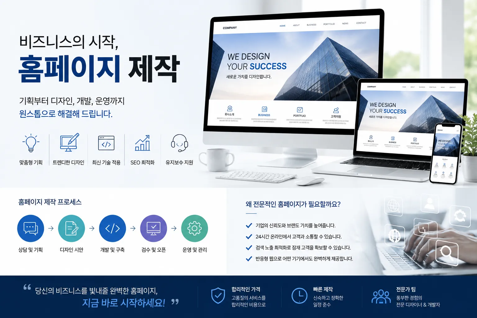 반응형 홈페이지 제작